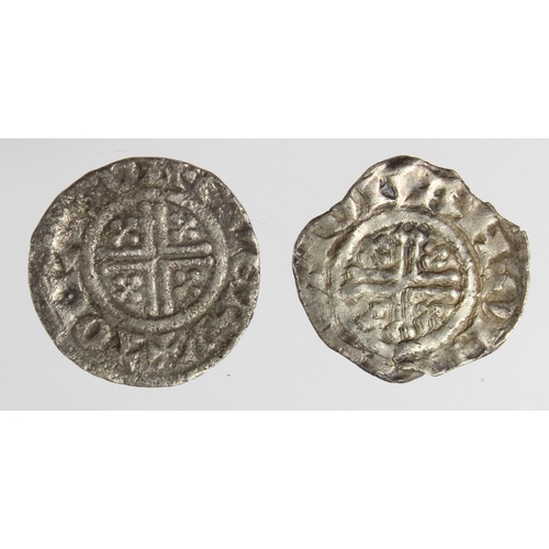 353 - Short Cross silver Pennies of King John or Henry III (2): Class 5b, York, Thomas, 1.25g, VG/Fine; an... 