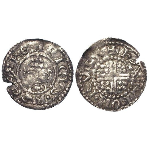 354 - Short Cross silver Penny of Henry II, Rhuddlan mint, Wales group I c.1180, moneyer Halli. 1.24g. NVF... 