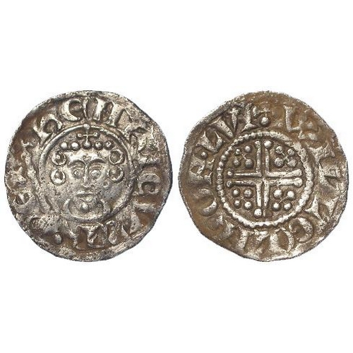 356 - Short Cross silver Penny of King John (in the name of Henry), Class 5a2, reversed S / cross pommée; ... 