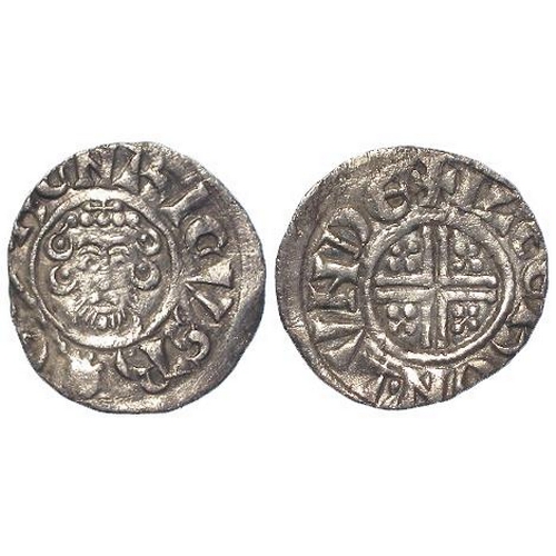 359 - Short Cross silver Penny of King John (in the name of Henry), Class 6b; London mint, moneyer Ilger. ... 