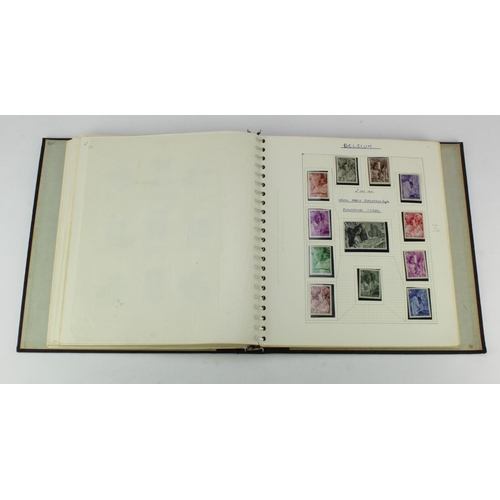 773 - Belgium one country collection in multi-ring binder, better items include 1915 Red Cross 10c and 20c... 