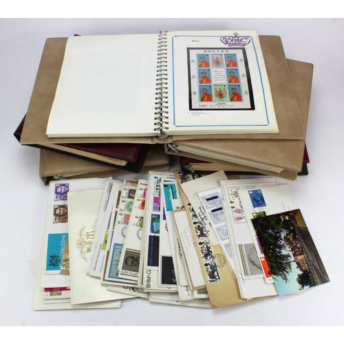 854 - Sir Rowland Hill um stamp collection in two binders, plus 3 more binders 1981 Royal Wedding um issue... 