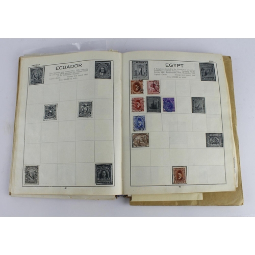 855 - Small original stamp collection in album, few better India noted, plus 2x EDVIII GB 2/- Booklets No ... 