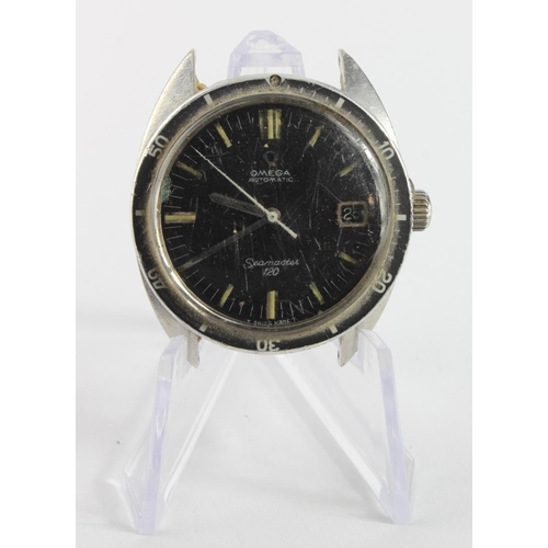 620 - Gents stainless steel cased Omega 120 automatic wristwatch. Circa 1968, Back of the cased marked 166... 