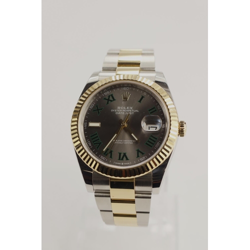 716 - Gents stainless steel / gold cased Rolex 