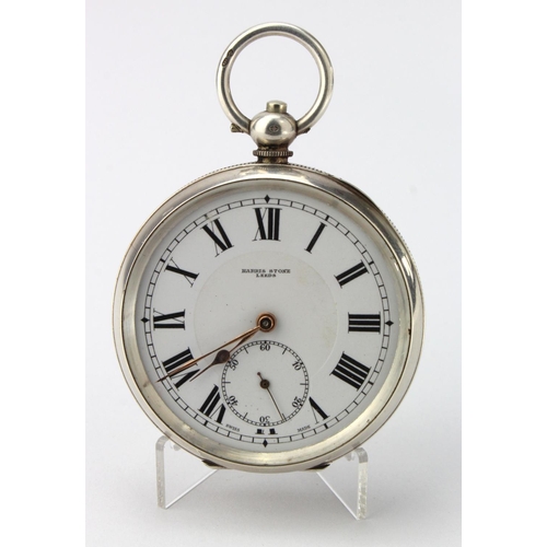 766 - Gents silver cased open face pocket watch by 