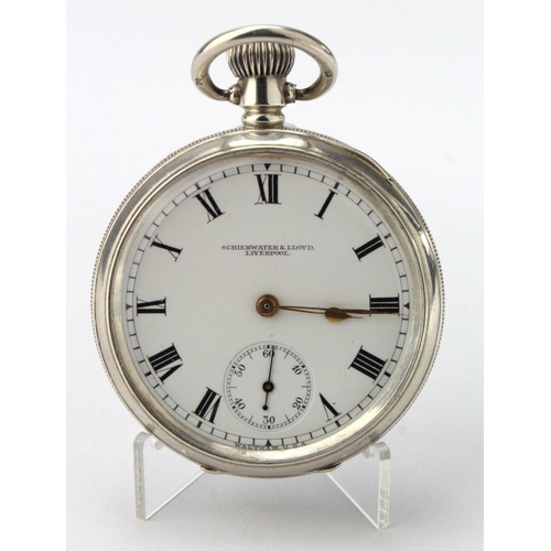 771 - Gents silver cased open face pocket watch by 