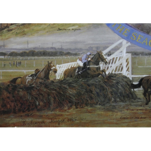 856 - Horses/sporting interest. Limited edition compendium print by Richard Joyce (British ) no.22/500) ti... 