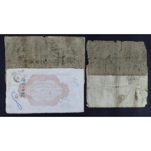 215 - Provincial Banks (4), Newcastle upon Tyne 1 Pound, 20 Shillings, dated 1802, serial No. 7011 for Sur... 