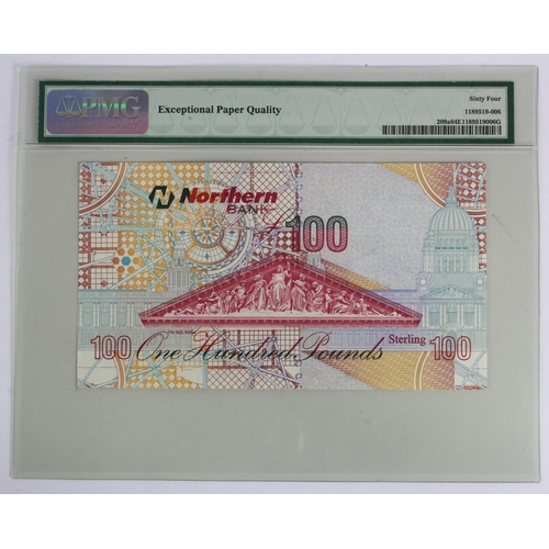 297 - Northern Ireland, Northern Bank Limited 100 Pounds dated 19th January 2005, signed Don Price, serial... 