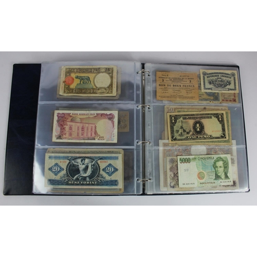 863 - World (163), a collection in album including Falkland Islands 10 Pounds, Algeria 500 Francs 1942, Ea... 