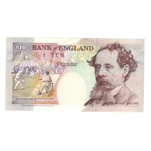 94 - Kentfield 10 Pounds (B366) issued 1992, FIRST RUN note with LOW number, serial A01 001407 (B366, Pic... 