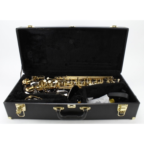 352 - Saxophone, marked to side 'The Fremont Mirage', mouth piece present, contained in a fitted case