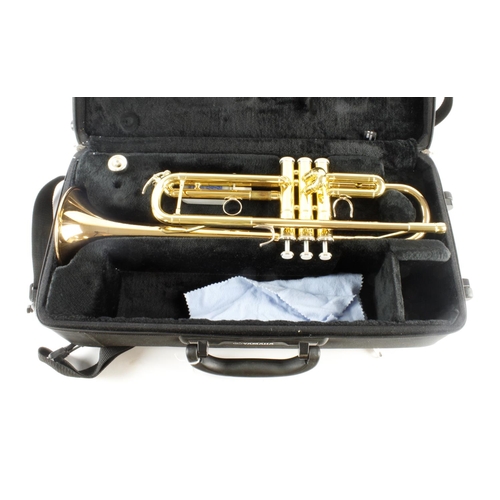 358 - Yamaha YTR43356 trumpet (no. T21676), mouthpiece present, contained in a Yamaha fitted case