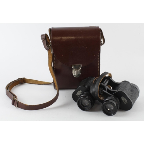 360 - Carl Zeiss Jena Jenoptem 8x30w binoculars, contained in original leather case