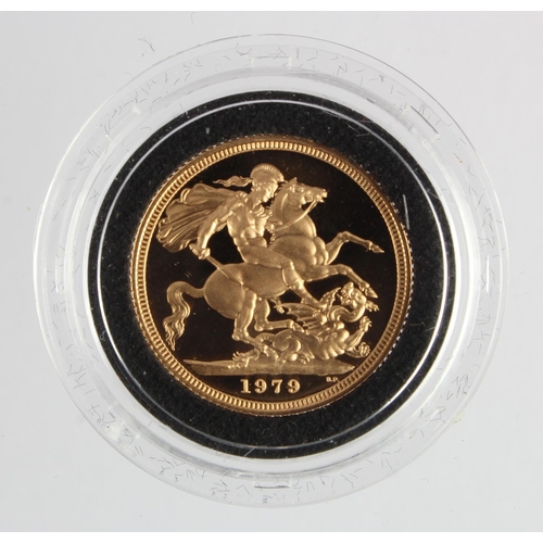 1008 - Sovereign 1979 Proof FDC in a hard plastic capsule