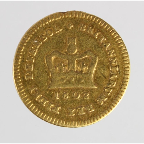 1050 - Third Guinea 1802 ex-mount Fine.