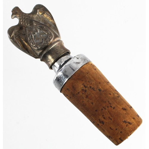 139 - German 3rd Reich Wine Bottle Stopper.