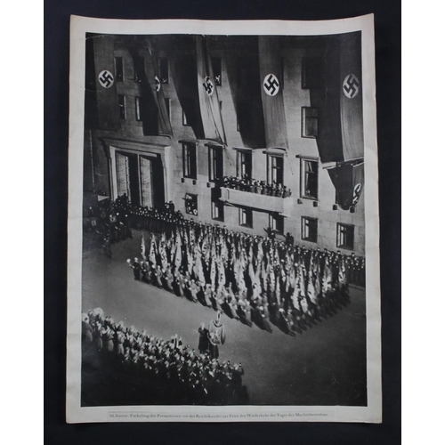 174 - German Heinrich Hoffmann (Hitlers photographer) an original wartime copy photograph 40cms x 50cms th... 