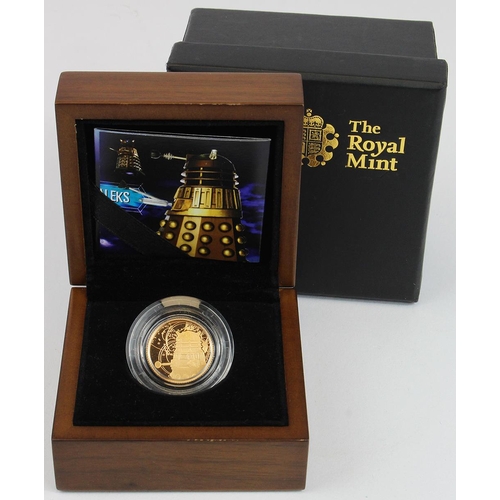 1747 - Doctor Who gold Proof Medal 