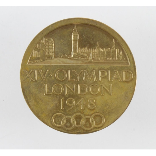 1775 - Olympic Games, London, 1948 (XIV Olympiad) bronze Commemorative medal. (d.50mm)