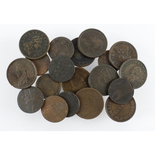 1800 - Tokens of Ireland (19) 18th-19thC, mixed grade.