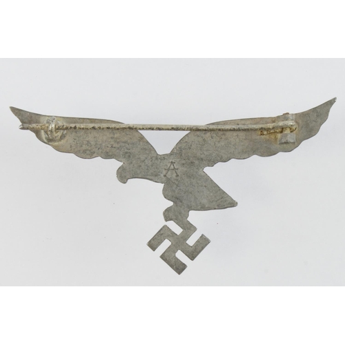 234 - German Luftwaffe Africa Korps medal breast badge maker marked.