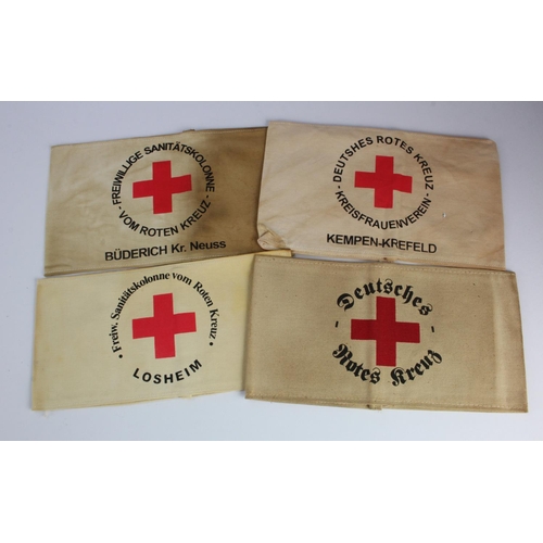 290 - German Red Cross armbands 4x types.