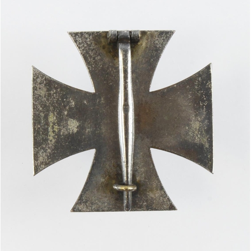 363 - German WW2 Iron Cross 1st class three piece construction maker marked on the pin.