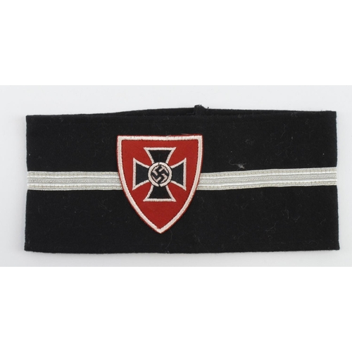 383 - German WW2 veteran leaders arm band.