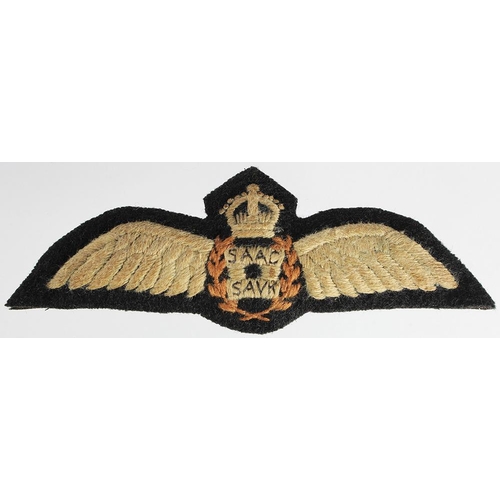 437 - Badge SAAF / SAVR cloth Pilots wings.