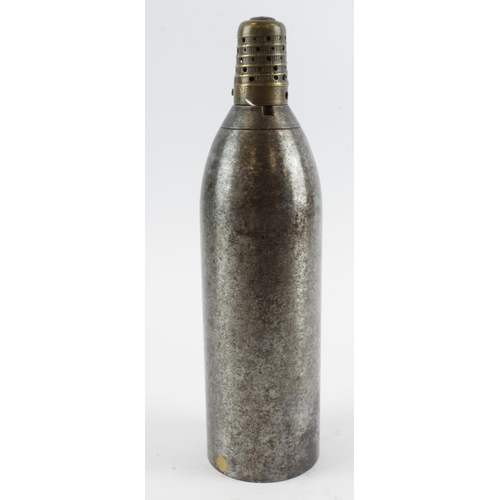 718 - WW1 French 75mm shrapnel shell head nice example, deactivated.