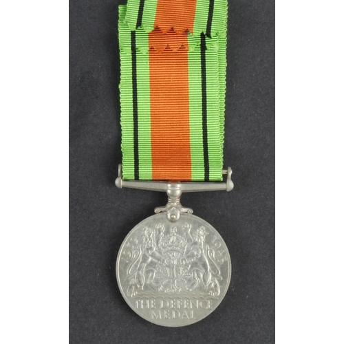 750 - WW2 boxed Defence Medal for Alfred Henry Boobyer, born Norton, Somerset. A Metropolitan Police Const... 