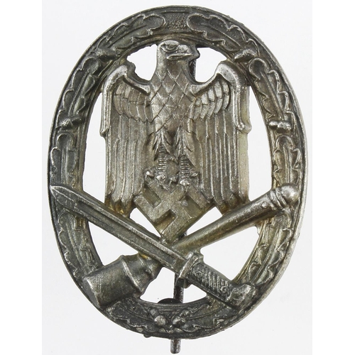 781 - WW2 German General Assault Badge. Maker: Frank & Reif Stuttgart.