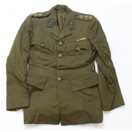 876 - WW2 RE Captains service jacket.