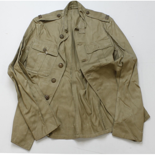 878 - WW2 Royal Marines tropical service jacket.