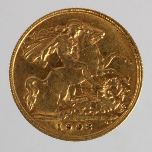 966 - Half Sovereign 1908 VF