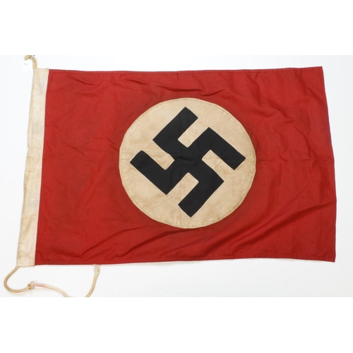 262 - German Nazi Party large flag / drape feintly issue stamped 1939 ? service worn.