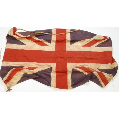 477 - British Union Jack WW2 well used example.