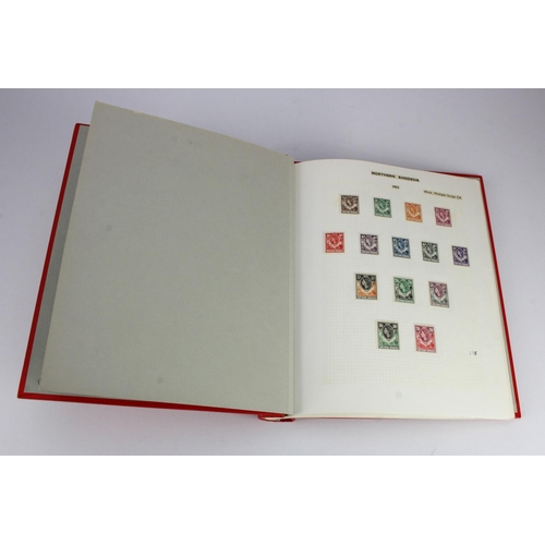 161 - Northern & Southern Rhodesia, Rhodesia & Nyasaland etc, collection on leaves in red binder, mint and... 