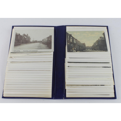 249 - Blue flip album containing varied original collection (approx 80 cards)