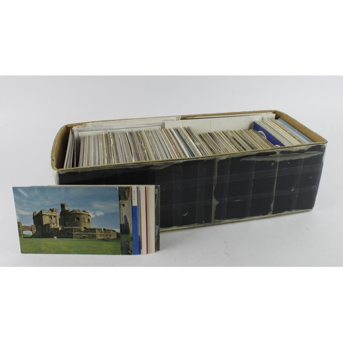 312 - Large quantity of Modern/Vintage postcards in three long boxes  (approx. 3500)