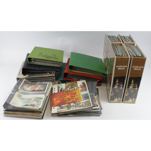 313 - Large tall box of mostly moderns in albums/loose - needs sorting - 1000s  (buyer collects)