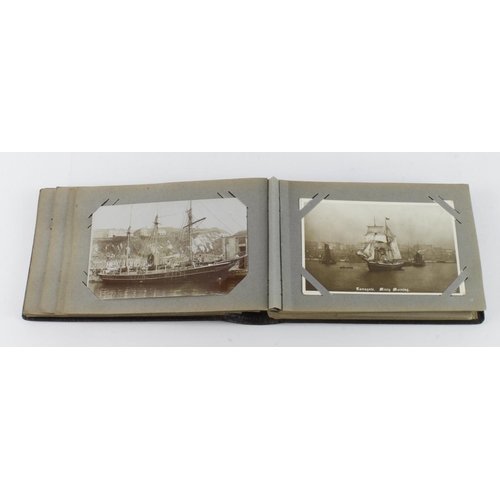 372 - Shipping, very nice original selection, includes wrecks, lifeboats, sail, wooden, naval, Olympic, et... 