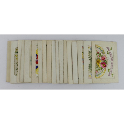 381 - Silks, very nice original collection (approx 18 cards)