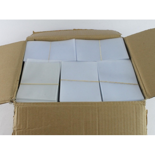 382 - Sleeves - box containing 2500 in bundles of 100