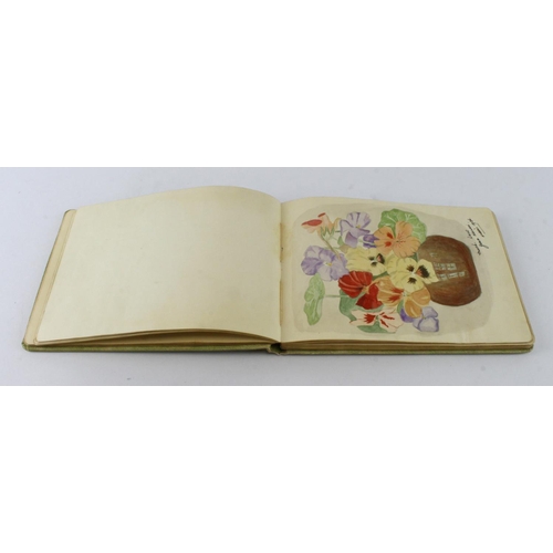 463 - Album. An album containing illustrations, poems, etc., circa 1930s, size 19.5cm x 14cm approx.