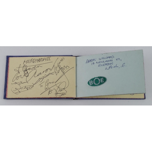 469 - Beatles interest. An autograph album containing all four signatures of the Beatles, comprising John ... 