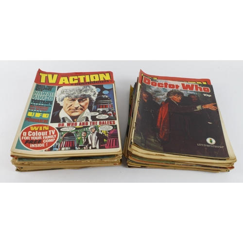 472 - Comics. A group of approximately sixty comics, circa 1960s - 70s, including TV Action & Countdown , ... 