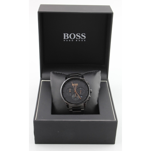 851 - Hugo Boss gents wristwatch, dial diameter 42mm approx., contained in original case and outer sleeve ... 